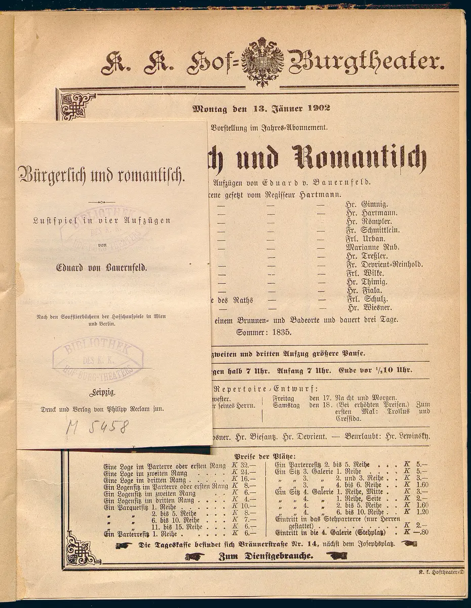 Bürgerlich und romantisch.