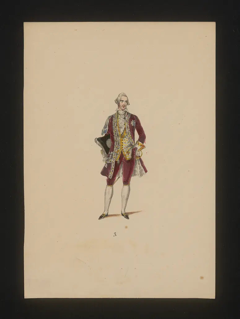 Leichtsinn und seine Folgen, Titel der Serie: Neue Costume-Sammlung verschiedener Zeiten und Nationen