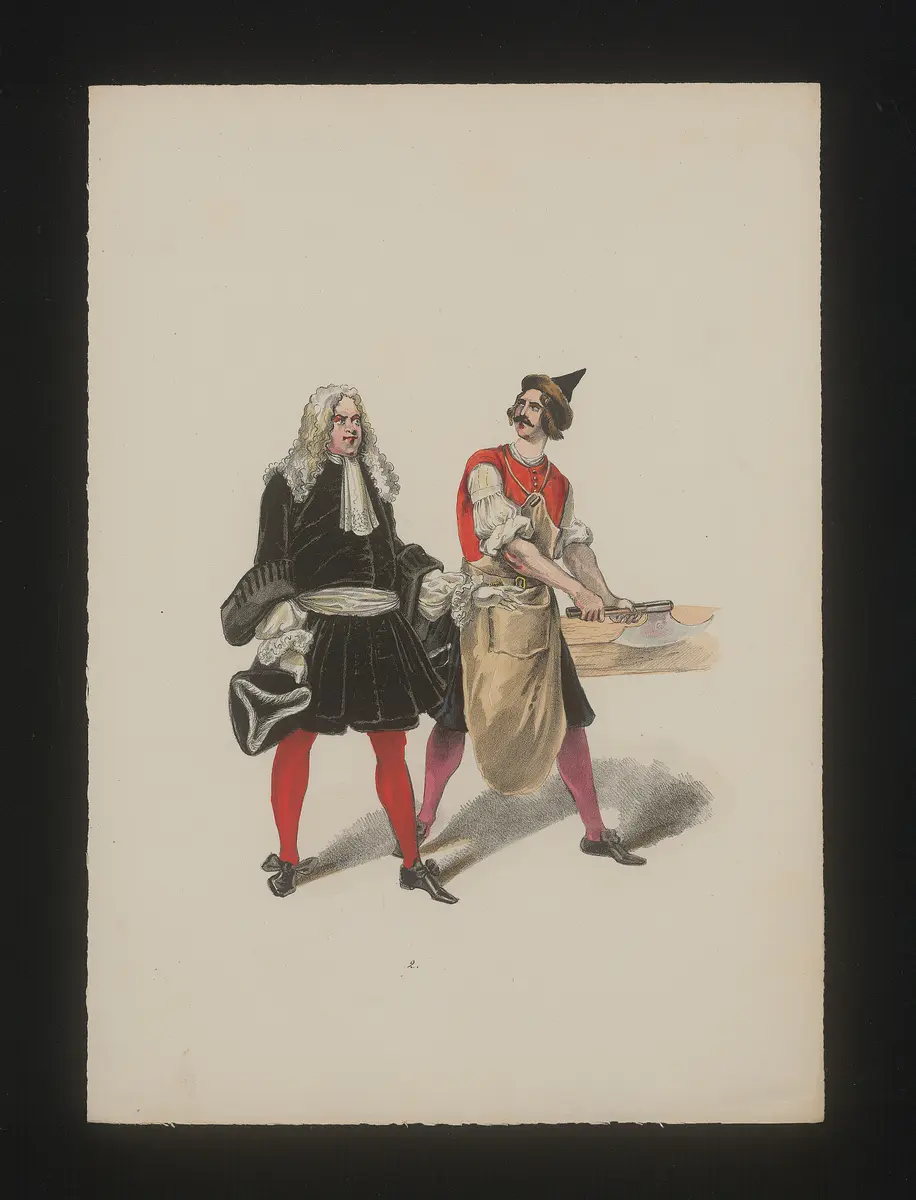 Zar und Zimmermann, Titel der Serie: Neue Costume-Sammlung verschiedener Zeiten und Nationen