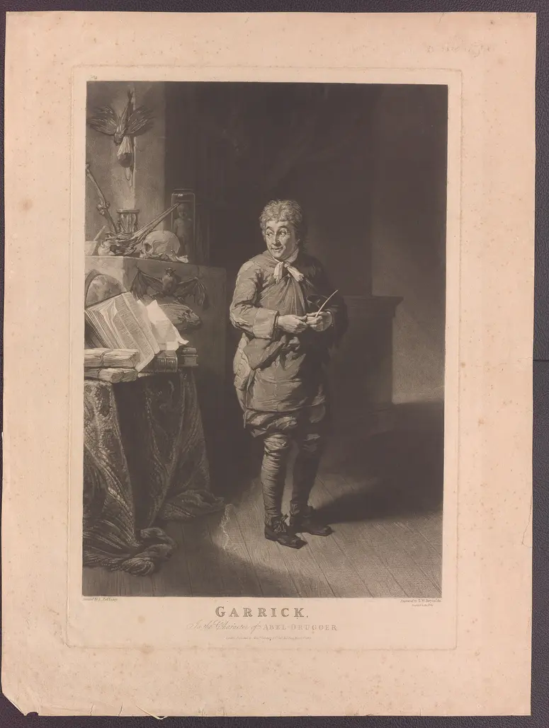 David Garrick, Verweis auf Stücktitel: The Alchemist