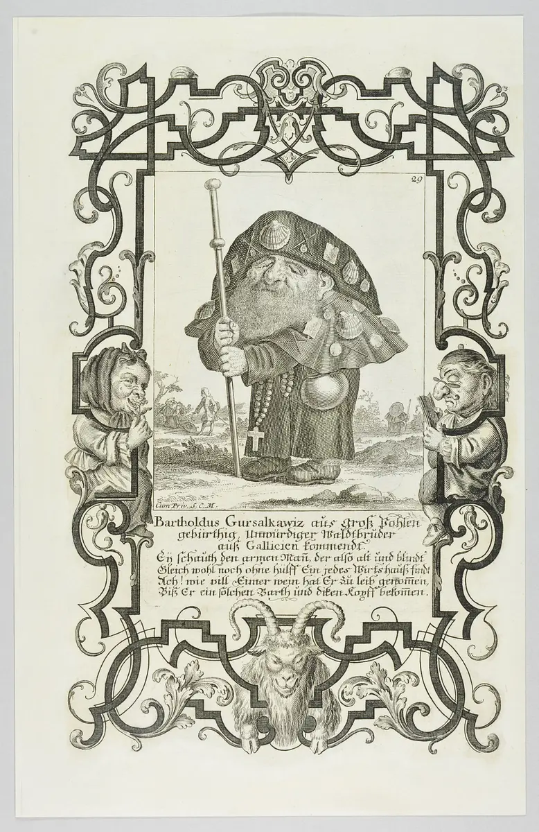 Il Callotto resuscitato oder Neü eingerichtes Zwerchen Cabinett, Bartholdus Gursalkawiz aus groß Pohlen...