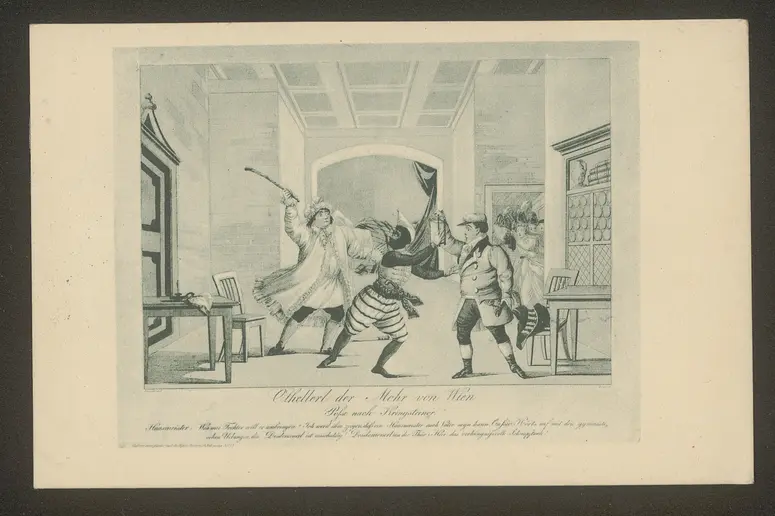 Othellerl der Mohr von Wien, Titel der Serie: Theatralische Bilder-Gallerie, Name der Zeitschrift: Wiener Theaterzeitung