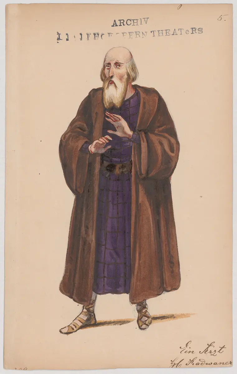 Macbeth, Titel der Serie: Figurinen des k.k. Hofoperntheaters