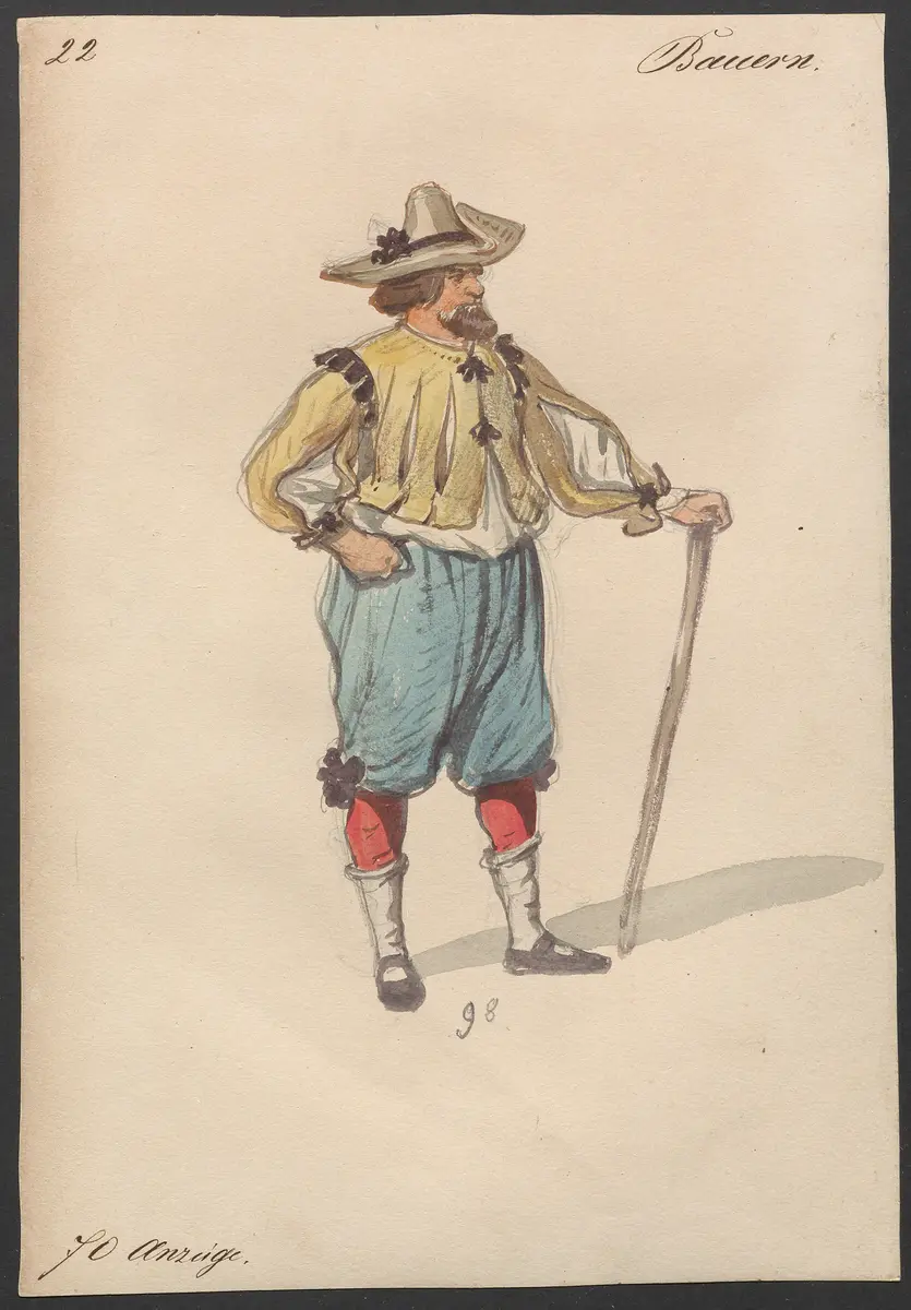 Der Freischütz, Titel der Serie: Figurinen des k.k. Hofoperntheaters