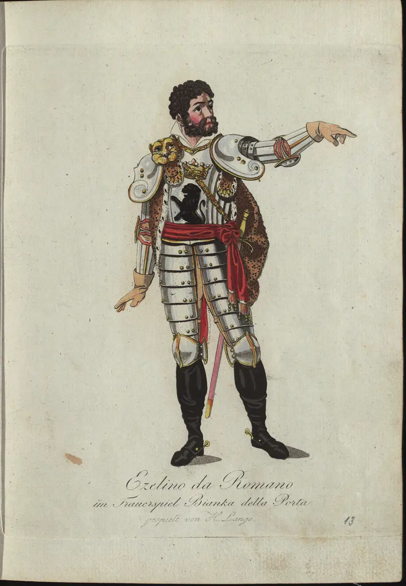 Bianka della Porta, Alternativtitel: Bianca della Porta, Titel der Serie: Auswahl schöner Costumes für Theater- und Ball-Anzüge