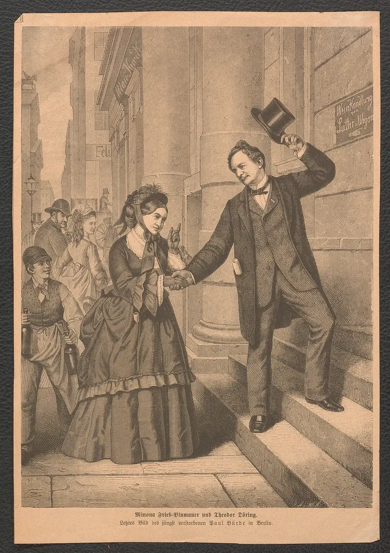 Minona Frieb-Blumauer und Theodor Döring