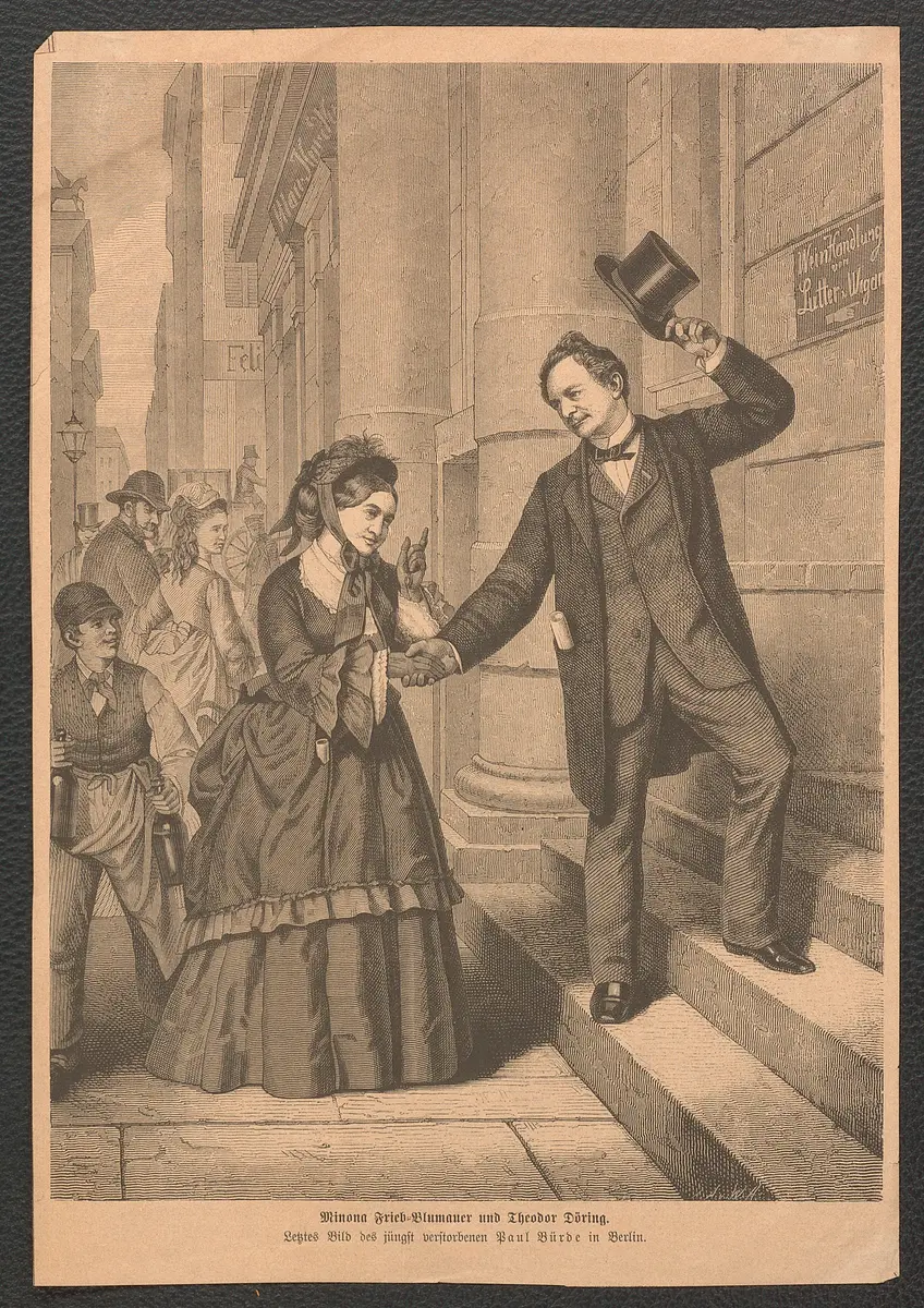 Minona Frieb-Blumauer und Theodor Döring