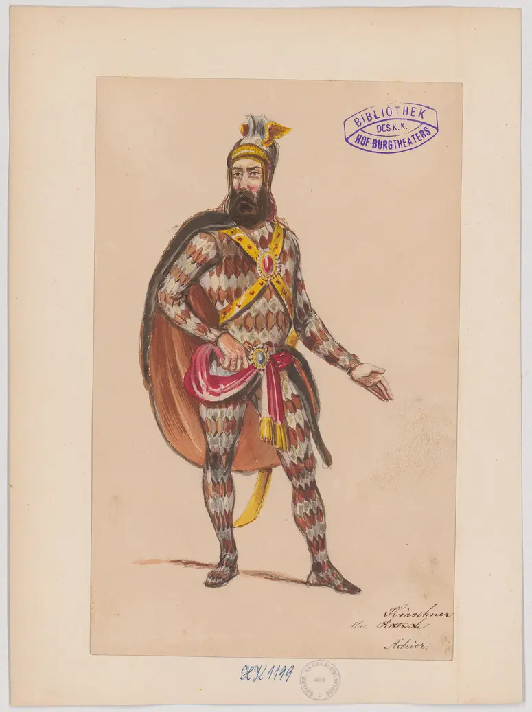 Judith, Titel der Serie: Figurinen des k.k. Hof-Burgtheaters