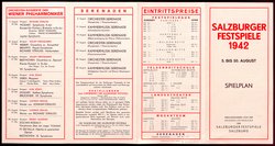 Salzburger Festspiele 1942, Verweis auf Stücktitel: Figaros Hochzeit, Verweis auf Stücktitel: Arabella, Verweis auf Stücktitel: Iphigenie auf Tauris, Verweis auf Stücktitel: Einen Jux will er sich machen