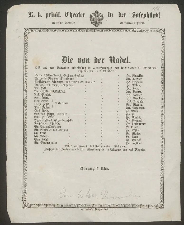 Die von der Nadel