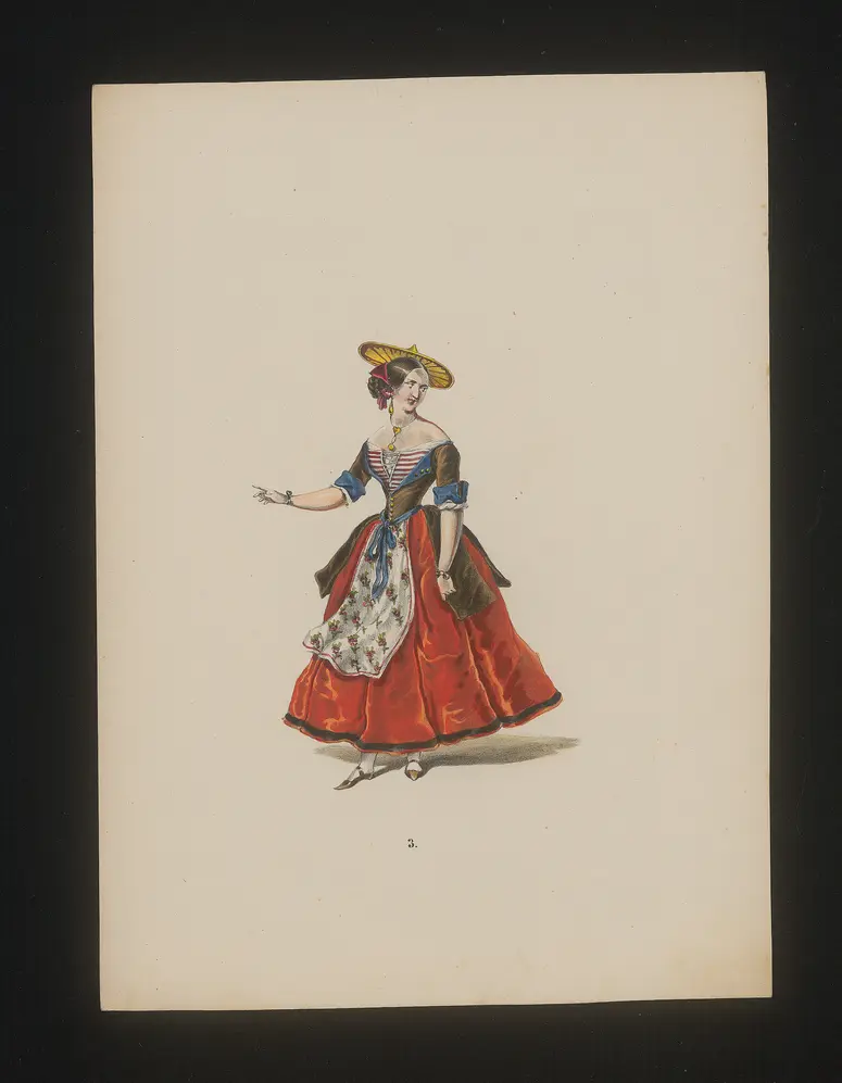 König und Bauer, Titel der Serie: Neue Costume-Sammlung verschiedener Zeiten und Nationen