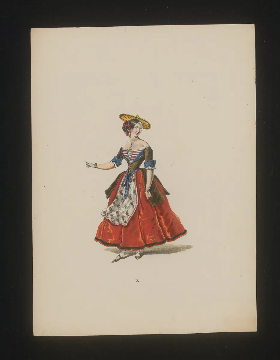 König und Bauer, Titel der Serie: Neue Costume-Sammlung verschiedener Zeiten und Nationen