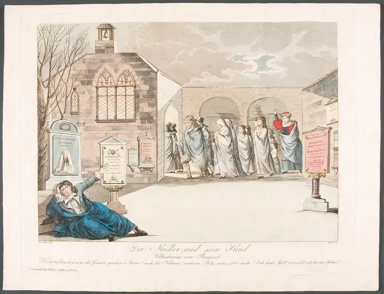 Der Müller und sein Kind, Titel der Serie: Theatralische Bilder-Gallerie, Name der Zeitschrift: Wiener Theaterzeitung