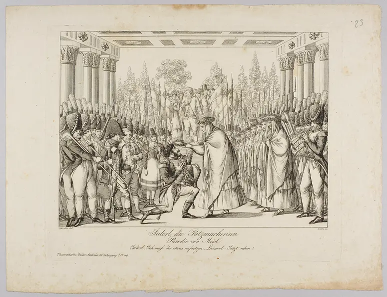 Julerl, die Putzmacherin, Titel der Serie: Theatralische Bilder-Gallerie, Name der Zeitschrift: Wiener Theaterzeitung