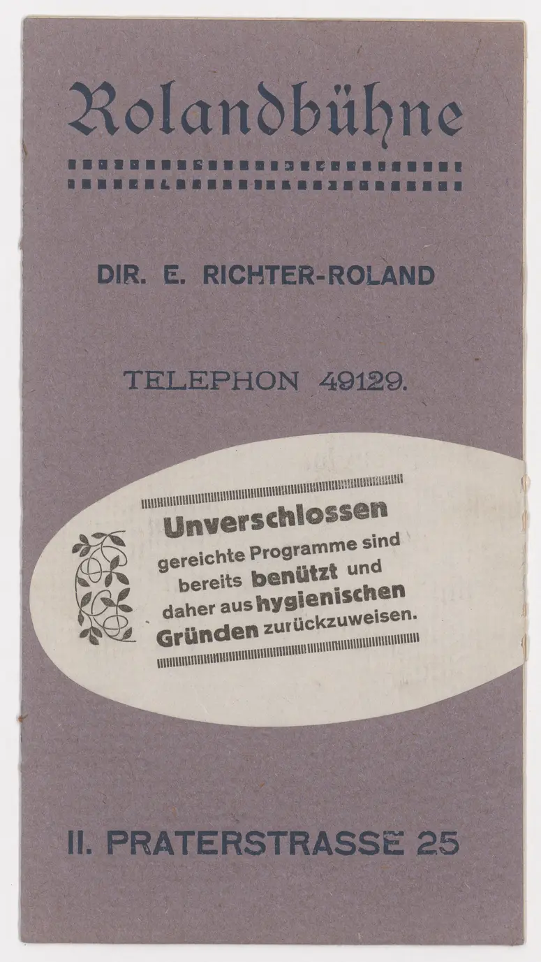 Rolandbühne, Prinz Rappaport, Katze und Maus, Ihre Hoheit die Bedienerin