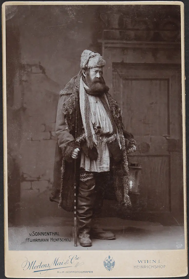 Adolf von Sonnenthal, Verweis auf Stücktitel: Fuhrmann Hentschel