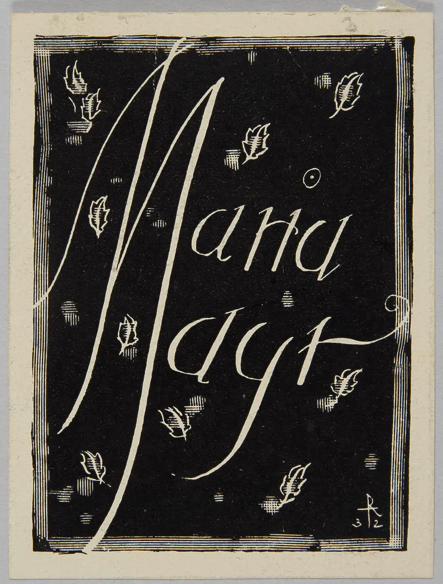 Exlibris Maria Mayr