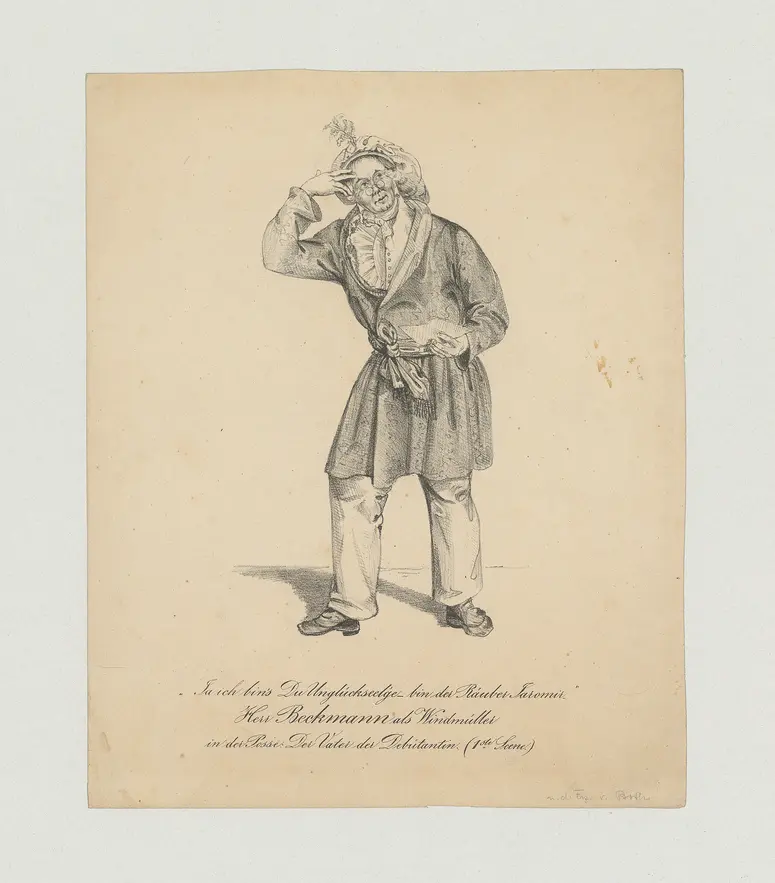 Friedrich Beckmann, Name der Zeitschrift: Münchner Theater-Journal, Verweis auf Stücktitel: Der Vater der Debütantin