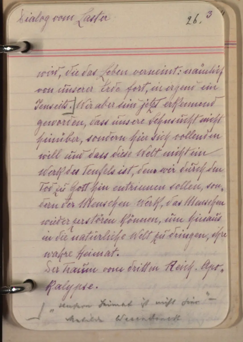 Aufzeichnung
