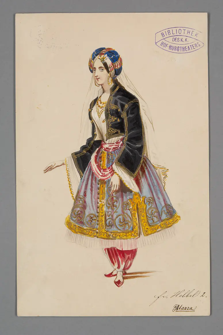 Czerny Georg, Titel der Serie: Figurinen des k.k. Hof-Burgtheaters