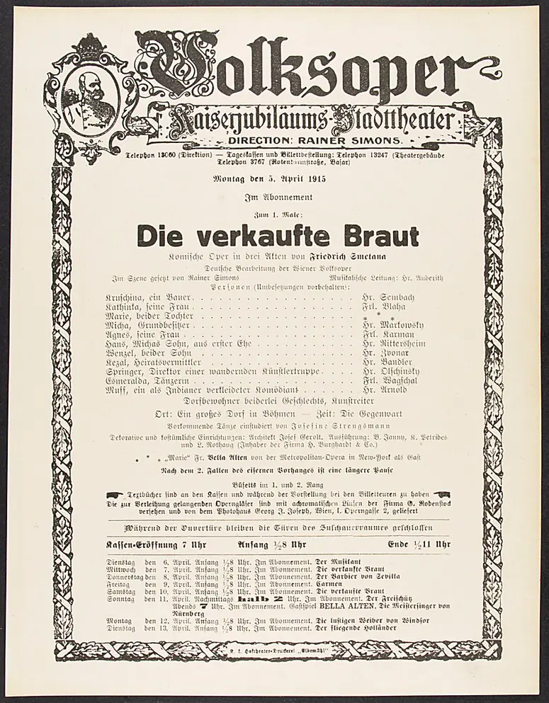 Die verkaufte Braut