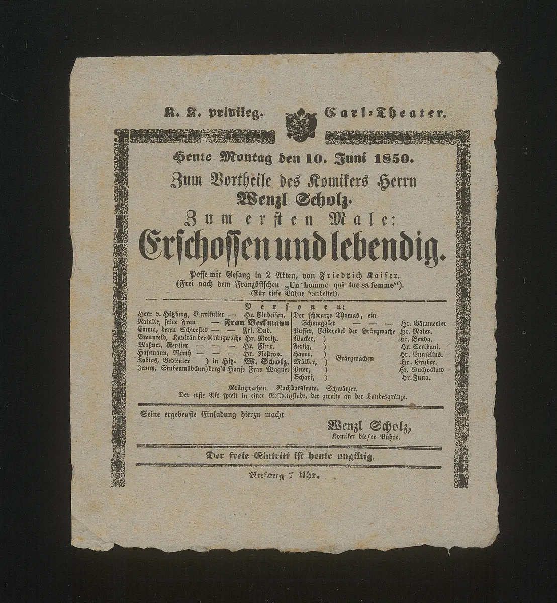Erschossen und lebendig