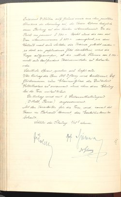Protokolle der Ausschusssitzungen des Vereines des Deutschen Volkstheaters in Wien
