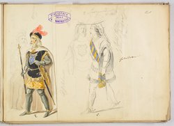 Die Jungfrau von Orleans, Titel der Serie: Figurinen des k.k. Hof-Burgtheaters