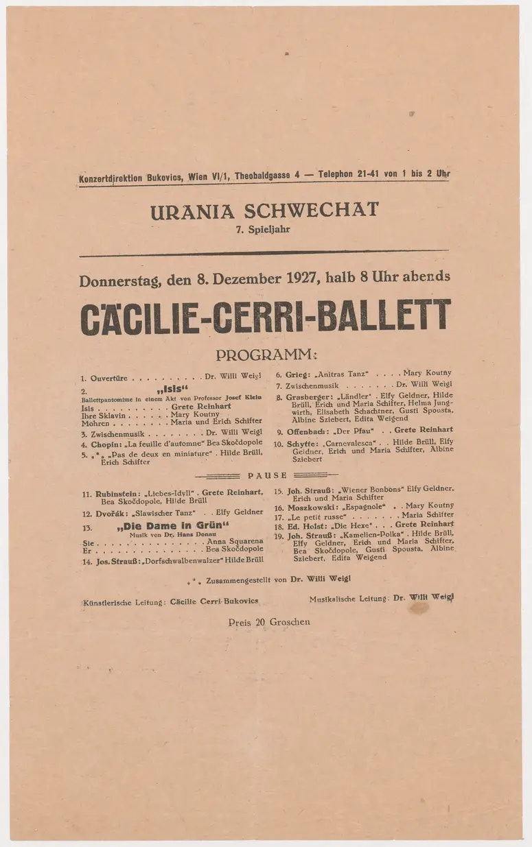 Cäcilie-Cerri-Ballett