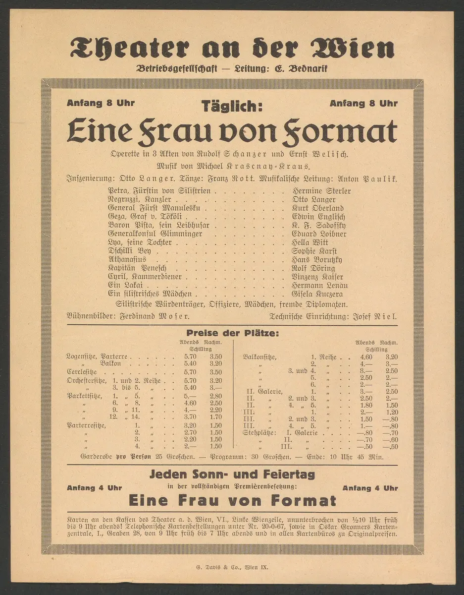 Eine Frau von Format