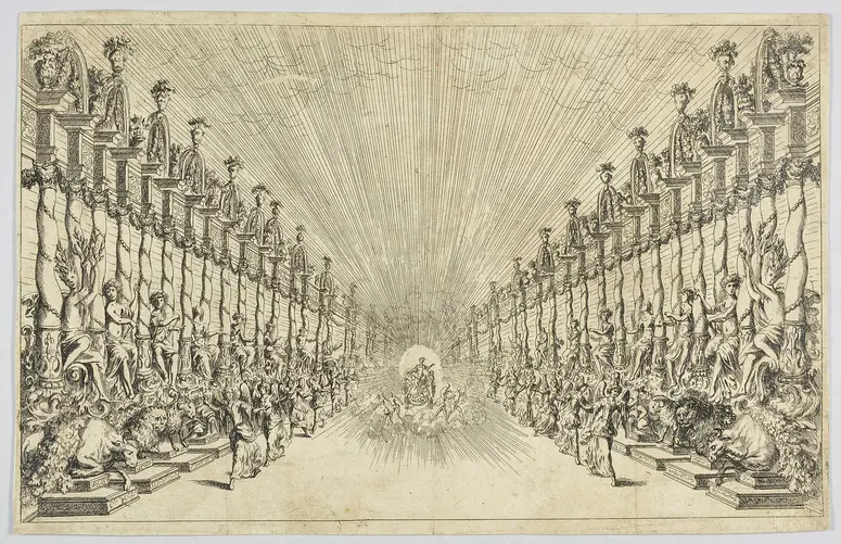 Il Ratto delle Sabine, Titel in Vorlageform: ll ratto delle Sabine. Drama per musica nell giorno natalizio della S. C.R. Mta dell'Imperatore Leopoldo, Per Comando della S. C.R. Mta dell'Imperatrice Claudia [...], Alternativtitel: Die Entraubung der Sabinen