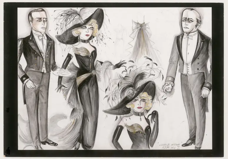 Die lustige Witwe, The Merry Widow